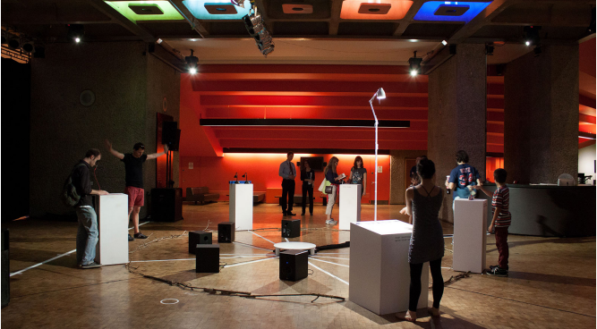 The Cave Of Sounds: An Interactive Installation Exploring How We Create Music Together